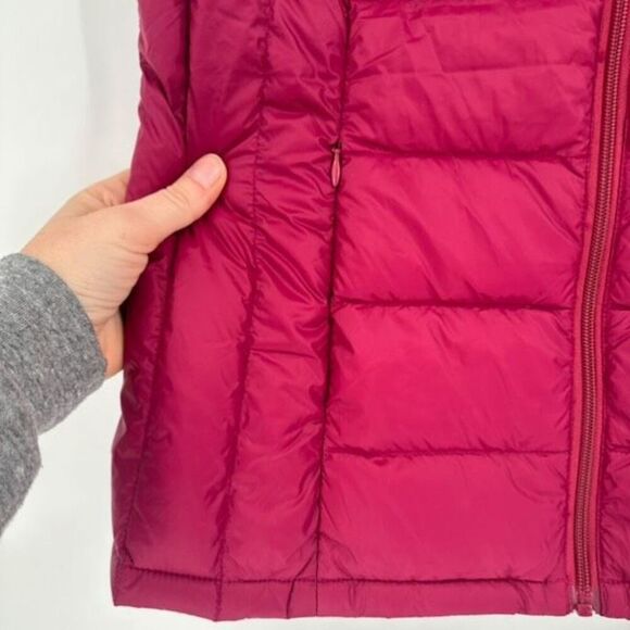 NWT Market & Spruce Womens Down Quilted Full Zip Packable Vest Burgundy Medium - Picture 10 of 12